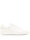Emporio Armani Logo Printed Lace-up Sneakers In White