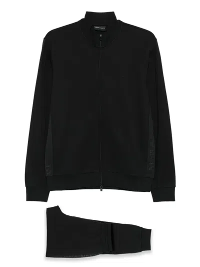 EMPORIO ARMANI ZIP-FRONT LOGO TRACKSUITS
