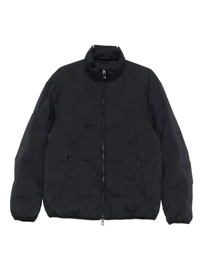Emporio Armani Zip-up Jacket In Black