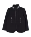 Emporio Armani Zip-up Jacket In Black