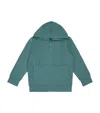 Emporio Armani Zip-up Logo Hoodie In Green