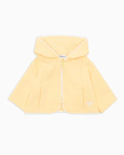 Emporio Armani Kids' Zip-up Sweatshirts In Orange