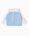 Emporio Armani Zip-up Sweatshirts In Light Blue