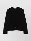Emporio Armani Zippered Blazer Jacket With Shoulder Pads