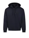 Emporio Armani Zippered Front Hoodie Sweatshirt