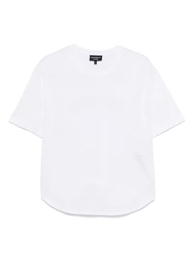 Emporio Armani Capsule Cotton T Shirt In White