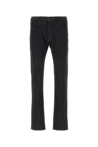 Emporio Armnai Black Stretch Denim Jeans