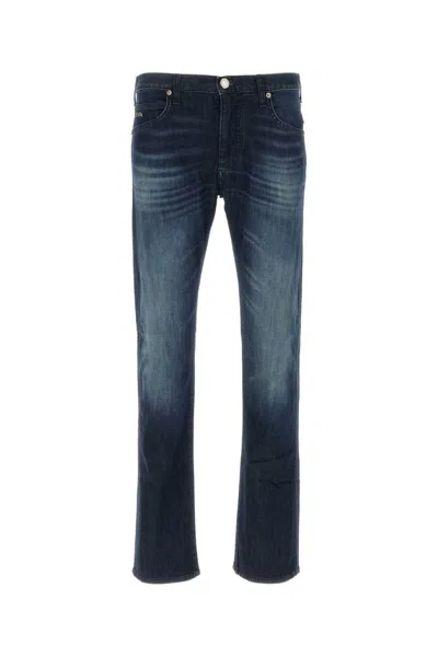 Emporio Armnai Blue Stretch Denim Jeans