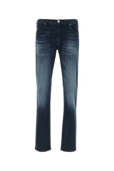 Emporio Armnai Blue Stretch Denim Jeans