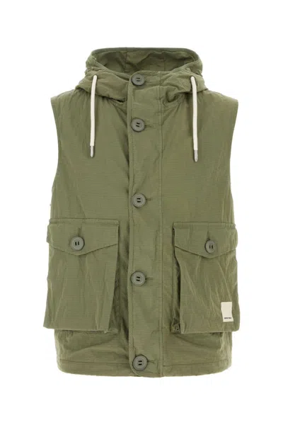 Emporio Armnai Olive Logo Patch Vest