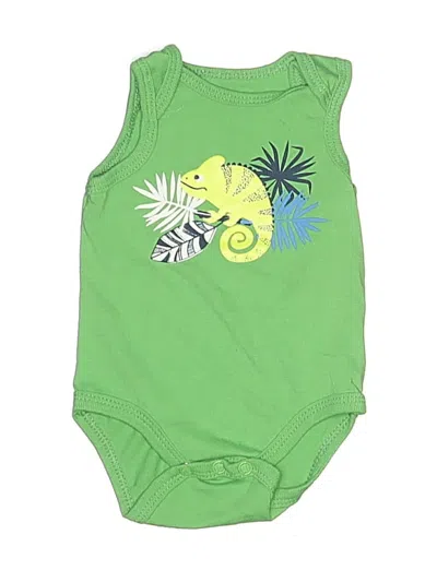 Pre-owned Emporio Baby Babies' Short Sleeve Onesie In Green