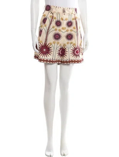 Pre-owned Emporio Sireneuse Floral Print Knee-length Shorts In Pink