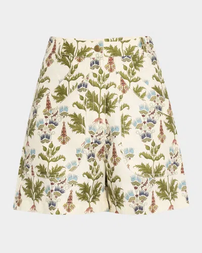 Emporio Sirenuse Teia Shorts In Ivory