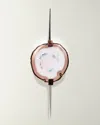 Emporium Home For William D Scott Eclipse Agate Sconce In Satin Nickel