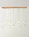 Emporium Home For William D Scott Leo 20 Drop Rectangle Chandelier In Satin Brass