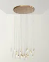 Emporium Home For William D Scott Leo 20 Drop Round Chandelier In Satin Brass