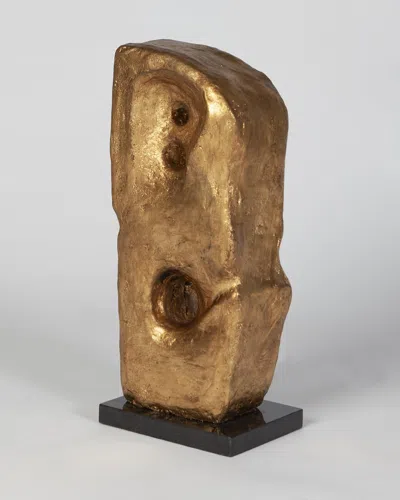 Emporium Home For William D Scott Monolith Sculpture In Gold Leaf