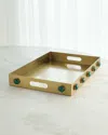 Emporium Home For William D Scott Pandora Tray In Malachite