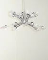 Emporium Home For William D Scott Quartz Burst Chandelier In Satin Nickel