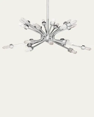 EMPORIUM HOME FOR WILLIAM D SCOTT QUARTZ BURST CHANDELIER