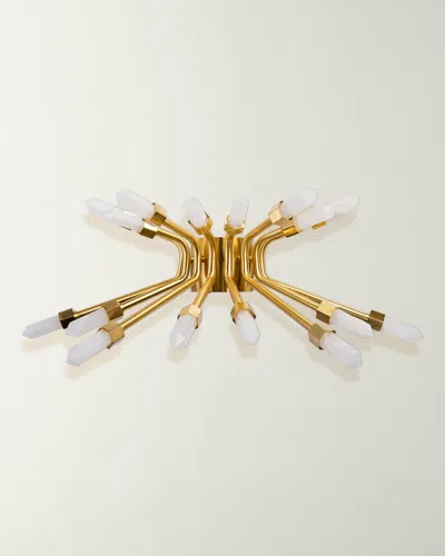 Emporium Home For William D Scott Quartz Burst Sconce In Gold