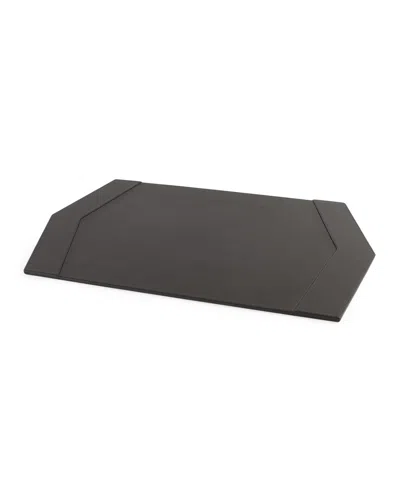 Emporium Home For William D Scott Tiffany Desk Blotter In Graphite Leather