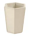 Emporium Home For William D Scott Tiffany Pencil Cup In Milk Leather