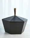 Emporium Home For William D Scott Zephyr Box - Small In Graphite Leather