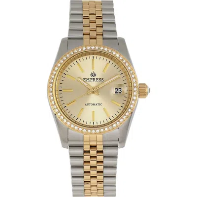 EMPRESS EMPRESS CONSTANCE AUTOMATIC BRACELET WATCH WITH DATE