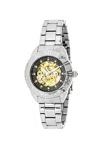 Empress Godiva Automatic Mop Bracelet Watch In Black