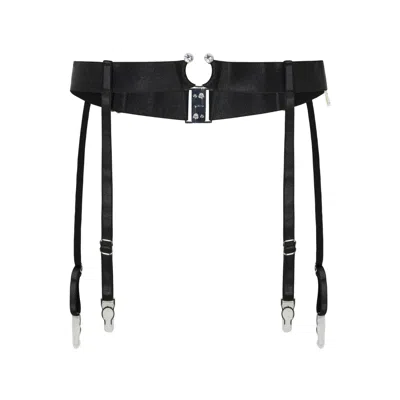 Empress Mimi Women's Astria Black Suspender Belt
