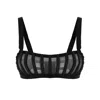 Shop Empress Mimi Women's Between The Lines Black Mesh Bralette