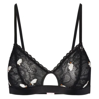 Empress Mimi Women's Black Swan Maidens Bralette