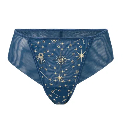 Empress Mimi Women's Gold / Blue Celeste Hipster In Gold/blue