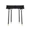 Empress Mimi Women's Midnight Sky Black Adjustable Suspender Belt In Black