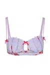 Empress Mimi Women's Pink / Purple Strawberry Fields Bralette In Pink/purple
