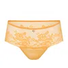 Empress Mimi Women's Queen Bee Gold Lace Cheeky Panty In Gold