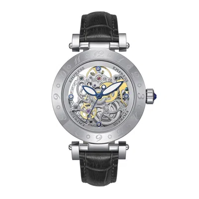 EMPRESS THEODORA AUTOMATIC LEATHER-BAND WATCH