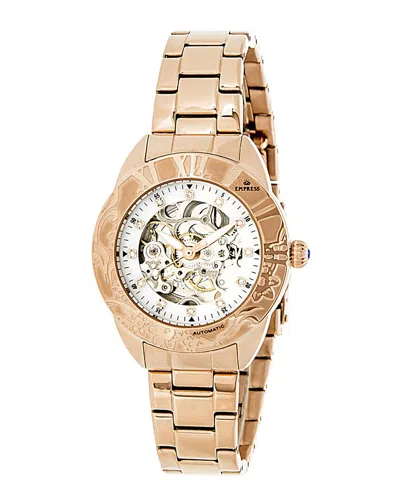 Empress Godiva Automatic Mop Bracelet Watch In Multi