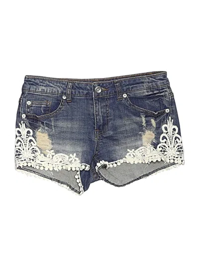 Pre-owned Empyre Denim Shorts In Blue