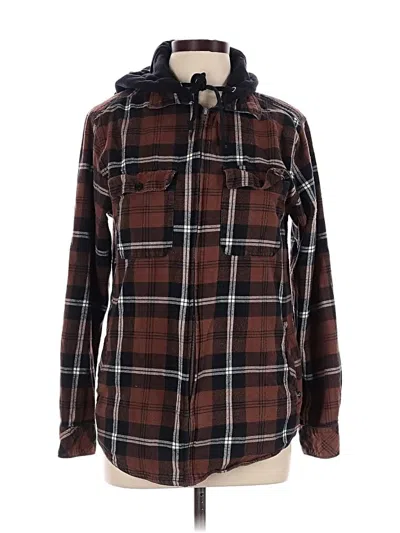 Pre-owned Empyre Long Sleeve Button Down Shirt In Brown