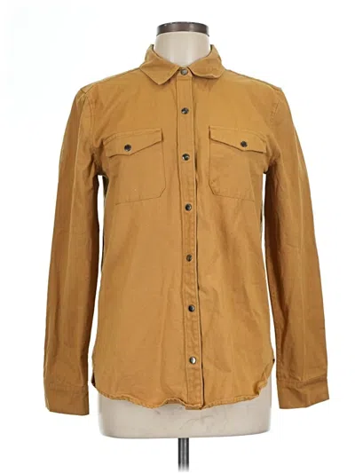 Pre-owned Empyre Long Sleeve Button Down Shirt In Brown