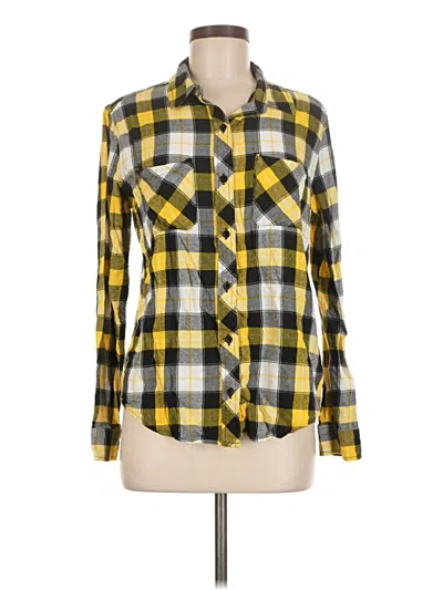 Pre-owned Empyre Long Sleeve Button Down Shirt In Yellow