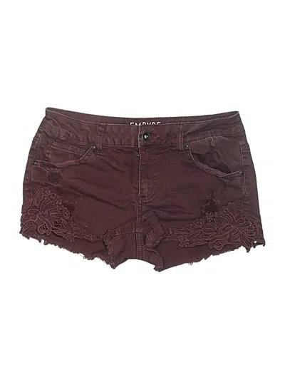 Pre-owned Empyre Shorts In Burgundy
