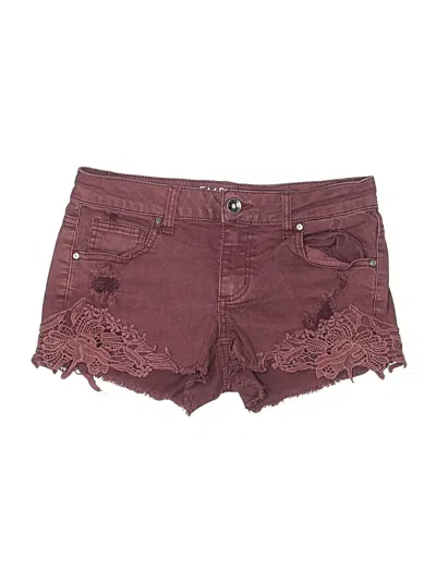 Pre-owned Empyre Shorts In Burgundy