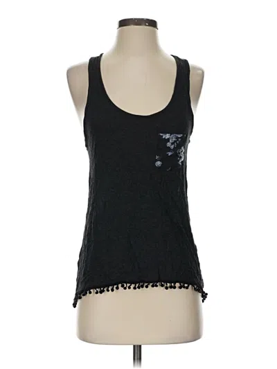 Pre-owned Empyre Tank Top Black Halter Neckline Tops