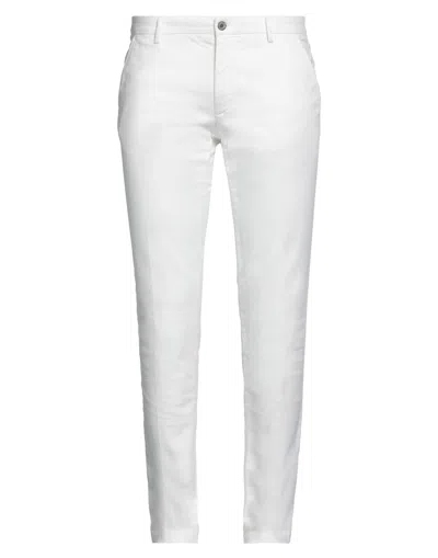 Em's Of Mason's Man Pants White Size 42 Cotton, Elastane