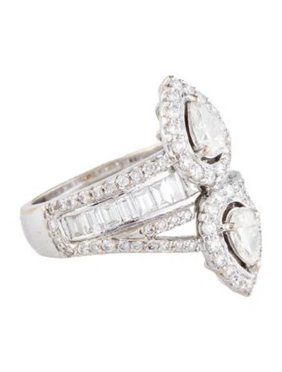 Pre-owned Emsaru 18k 1.93ctw Diamond Cocktail Ring In Multi