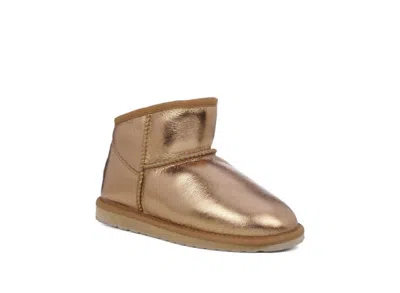Emu Australia Aarons Glossy In Gold Bronze