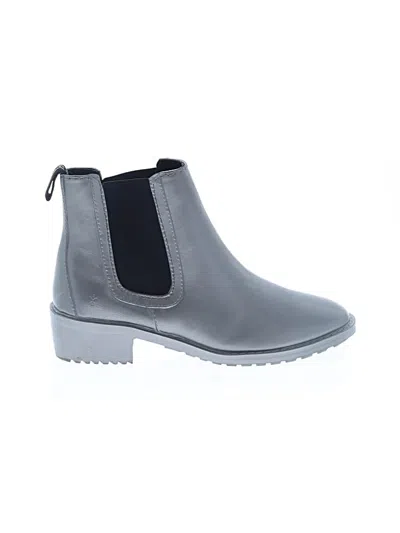 Pre-owned Emu Australia Ankle Boots In Silver
